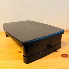 Amazonベーシック 長方形モニタースタンド 調節可能ブラックの画像