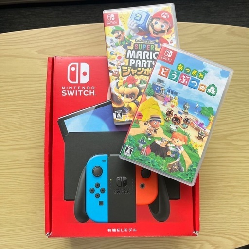 Nintendo Switch 有機ELモデル ネオン&ソフトセット