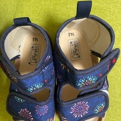 未使用 ベビーサンダル 14センチの画像