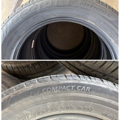 BRIDGESTONE エコピア　NH100C 175/65R15 2018年製　5.5分山の画像