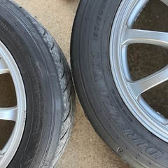 千葉　LM SPORTS 15インチ　6J+42 195/60R15タイヤ付きの画像