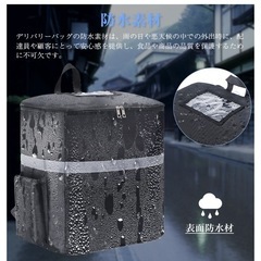 ウーバーなどデリバリーバッグの画像