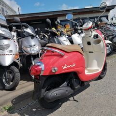 YAMAHA ビーノ　水冷 AY02  2021年モデル　超低走行　レッドの画像