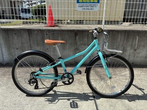 コーダーブルーム 中古 自転車 子供自転車 買取 マットブルー KhodaaBloom asson 24インチ アッソン