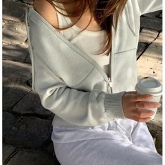 新品 韓国 人気ブランド riette / Rhode knit zipup パーカー リエット ounce liter  の画像
