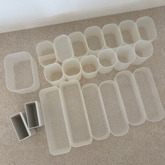 無印良品　MUJI 収納アイテム　約29アイテム一式（一部100均アイテムあり）の画像