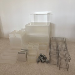 無印良品　MUJI 収納アイテム　約29アイテム一式（一部100均アイテムあり）の画像