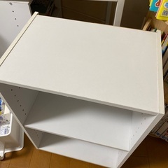 キャスター付　2段　カラーボックス　カラボ　棚　の画像