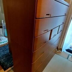 超美品　120cmハイチェスト　タンス　2人暮らしや家族にピッタリ！の画像