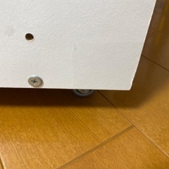 キャスター付　2段　カラーボックス　カラボ　棚　の画像