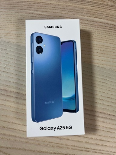 新品未使用galaxyA25 5G sim free