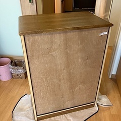 木製棚(引き出し、開き戸付き)の画像