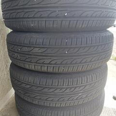 ダイハツ純正タイヤホイール155/65/r14バリ山の画像