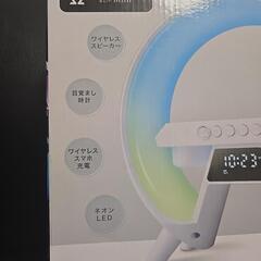 マルチBTスピーカーΩスマホ充電目覚ましスピーカーの画像