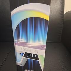 マルチBTスピーカーΩスマホ充電目覚ましスピーカーの画像