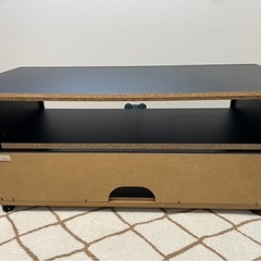 ハヤミ工産 32V～43V型対応テレビ台 TV-BS100H ハイタイプ TVBS100Hの画像