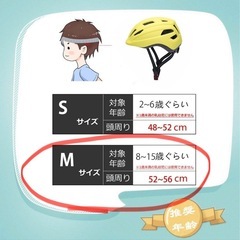 子供用ヘルメット　Mサイズの画像