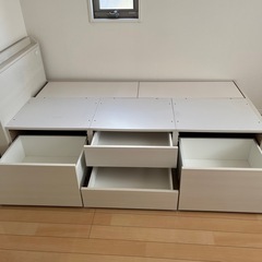 ニトリ　シングルベッドフレーム(ジオ　チェスト40J WW)の画像