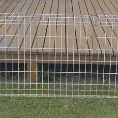 庭の柵の画像