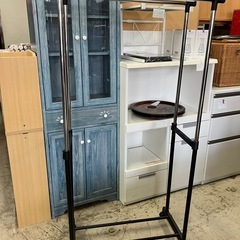 H 2509-095 ハンガーラック 高さ調節可能 キャスター付き キズ 汚れありの画像