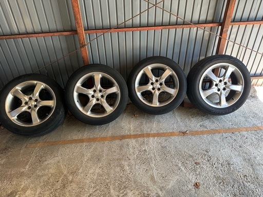 スバル純正　17インチ　アルミホイール　夏タイヤ付き
