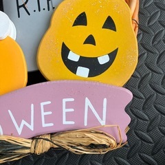 ハロウィン　リースの画像
