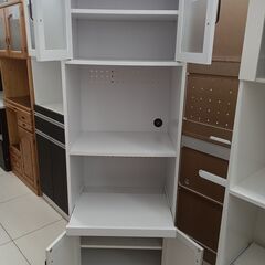 ★リユースのサカイ日立店★HJ7660  レンジボード ホワイト H181×D39.5×W60 クリーニング済み の画像