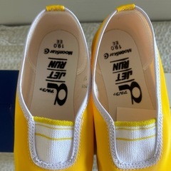 [新品未使用]MoonStar（ムーンスター）　キッズ ジュニア アルファジェットラン シューズ 上靴 うわぐつ 上履き うわばき 幼稚園 保育園 小学校の画像