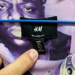 断舎離につき処分「H&M the notoriousB.I.Gオープンカラーシャツ.」の画像