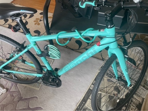 自転車ビアンキクロスバイク