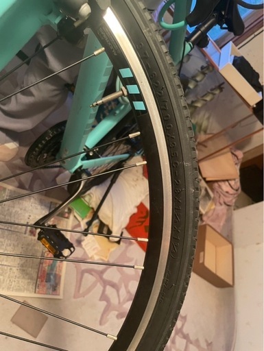 自転車ビアンキクロスバイク