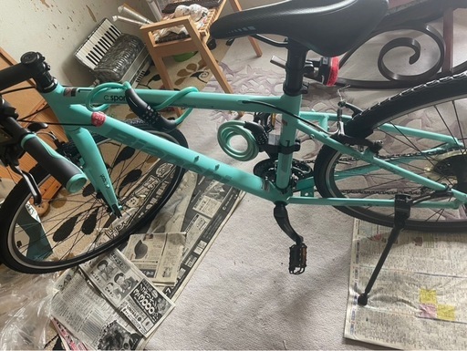 自転車ビアンキクロスバイク