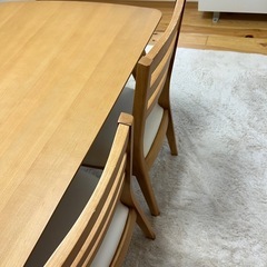 ダイニングテーブル5点セットの画像