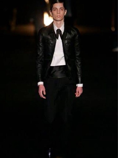 Dior homme ドレスシャツ フェイクリボンタイ　06AW ディオールオム
