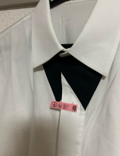 Dior homme ドレスシャツ フェイクリボンタイ　06AW ディオールオム