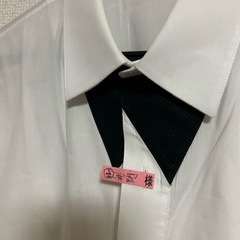 Dior homme ドレスシャツ フェイクリボンタイ　06AW ディオールオムの画像