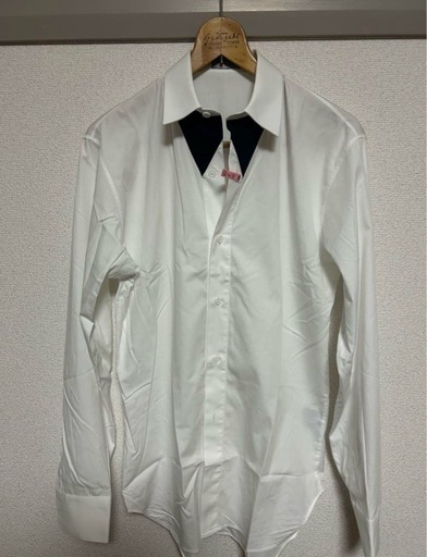 Dior homme ドレスシャツ フェイクリボンタイ　06AW ディオールオム