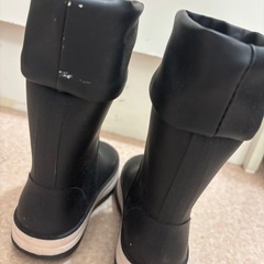 キッズ　レインシューズ　長靴　黒 の画像