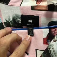 断舎離につき処分「H&M the notoriousB.I.Gオープンカラーシャツ.」の画像