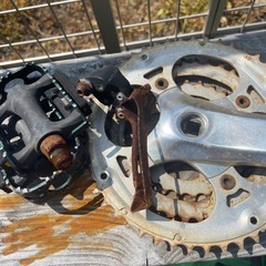 自転車パーツ ディレイラー クランクなど クロスバイク ロードバイク等の改造に。の画像