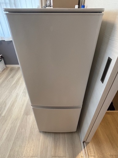 三菱 ノンフロン冷凍冷蔵庫 MR-P15G-W形（146L／右開き／ホワイト）2022年製