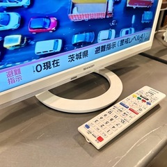 【武蔵小山店】 　SHARP LC-22K45 シャープ 液晶テレビ 22インチ 地デジ 対応テレビ  HDMI端子 省スペース コンパクト TV 薄型 液晶モニター 小型テレビ サブ 17年製の画像