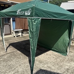 FIELDOOR ワンタッチタープテント 2.2m×2.2m サイドシート1枚付 の画像