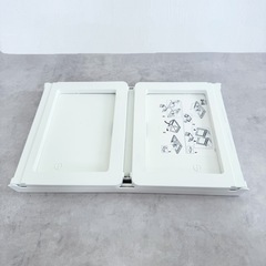 白 IKEA 折りたたみテーブル ベッドテーブル ベッドトレイ ホワイト の画像