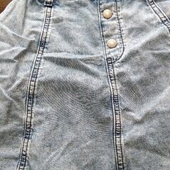 ★GU　デニムスカート　140cm　ライトブルー★の画像