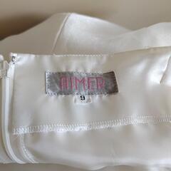 【美品】AIMERホワイトスリップドレスの画像