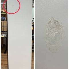ジモティー限定価格！S725 ⭐ マルミツ ワードローブ クローゼット ミラー付き 幅79.9cm USEDの画像