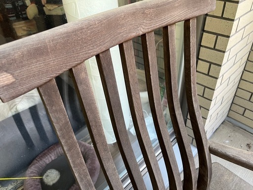 木製2人掛け長椅子