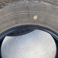 165R13 6PR ノーマルタイヤ4本の画像