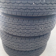 165R13 6PR ノーマルタイヤ4本の画像